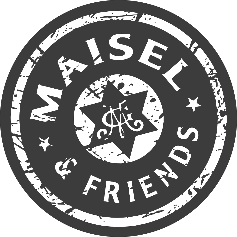 Logotipo de la cervecería Maisel & Friends
