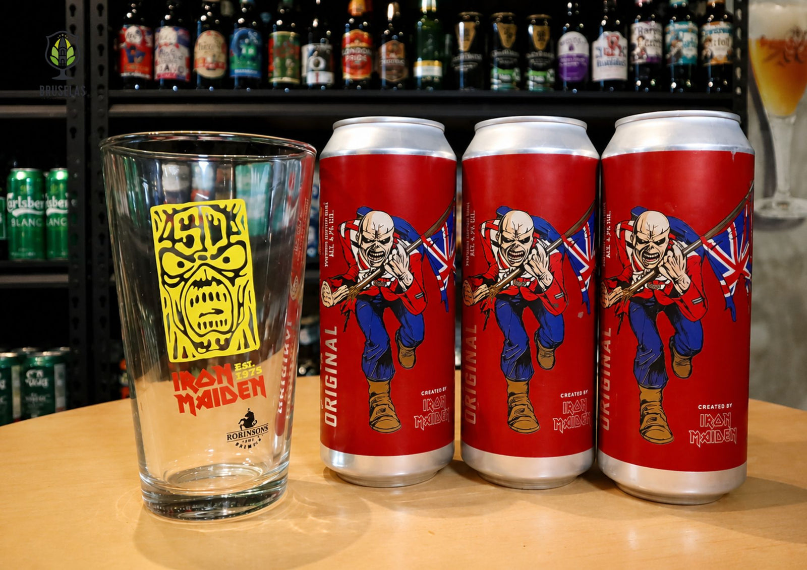 Robinson's - Iron maiden Box 50TH Anniversary Morado- BruselasBeer