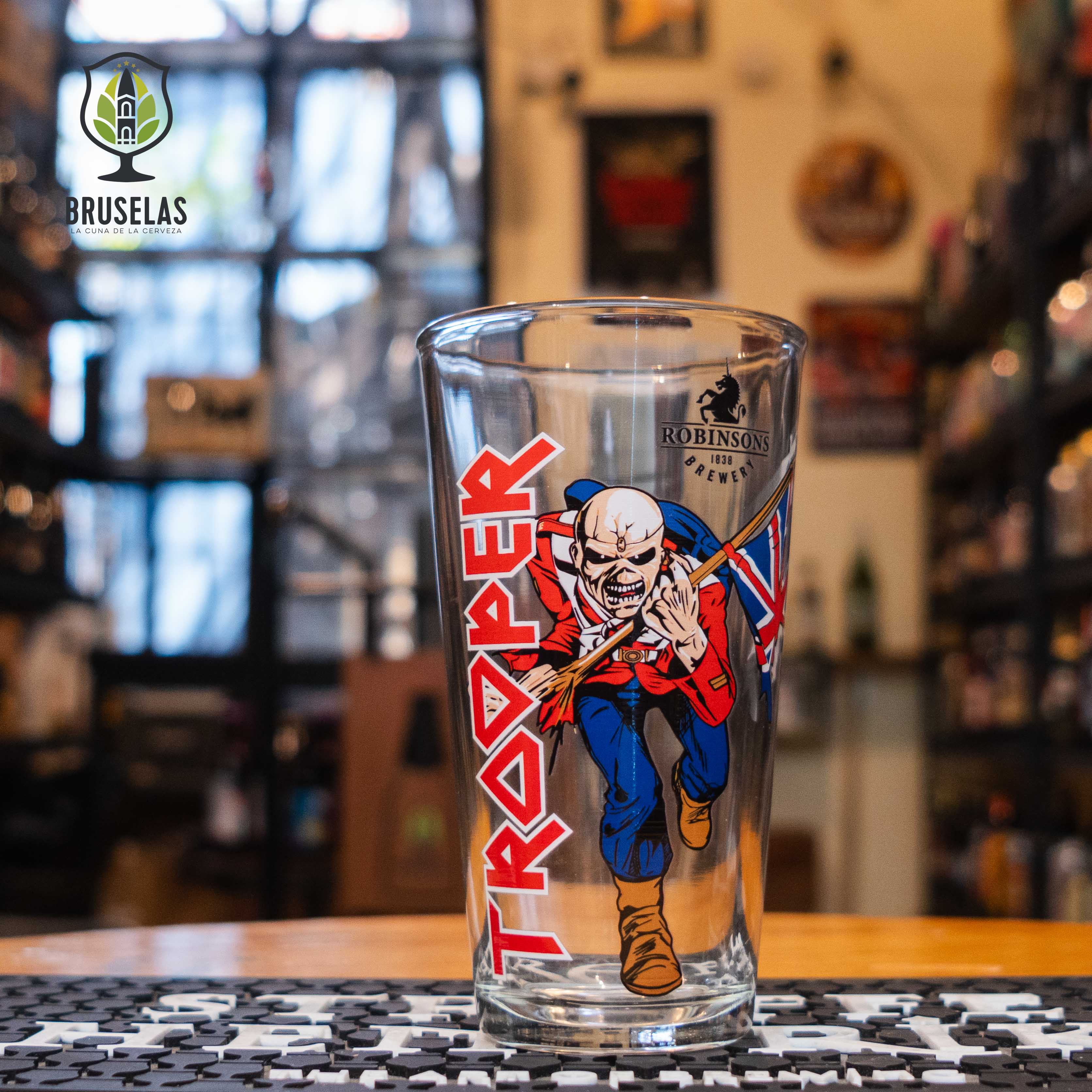 Iron Maiden - Trooper Box Clásico Plata