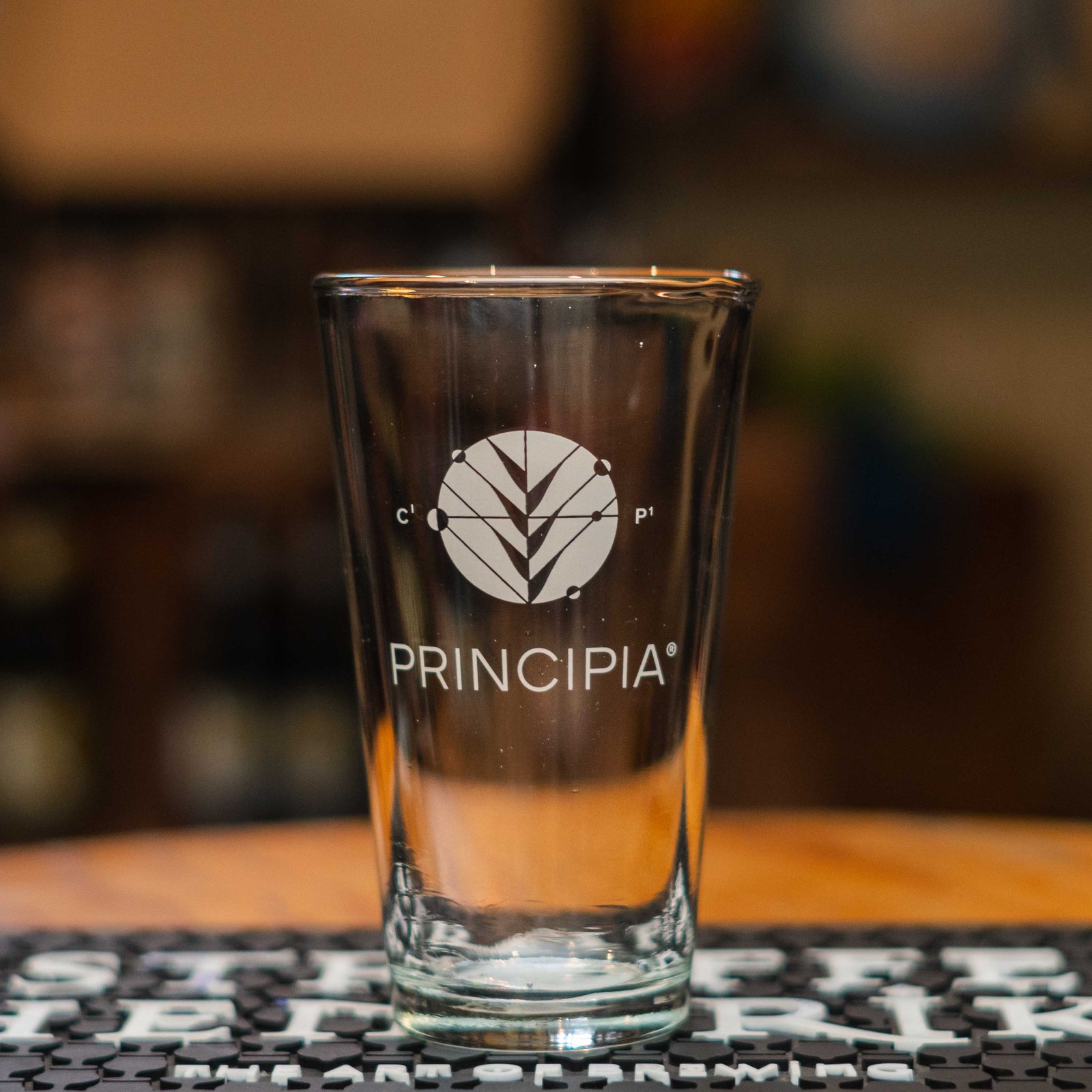 Principia - Vaso Chelero Logo Blanco