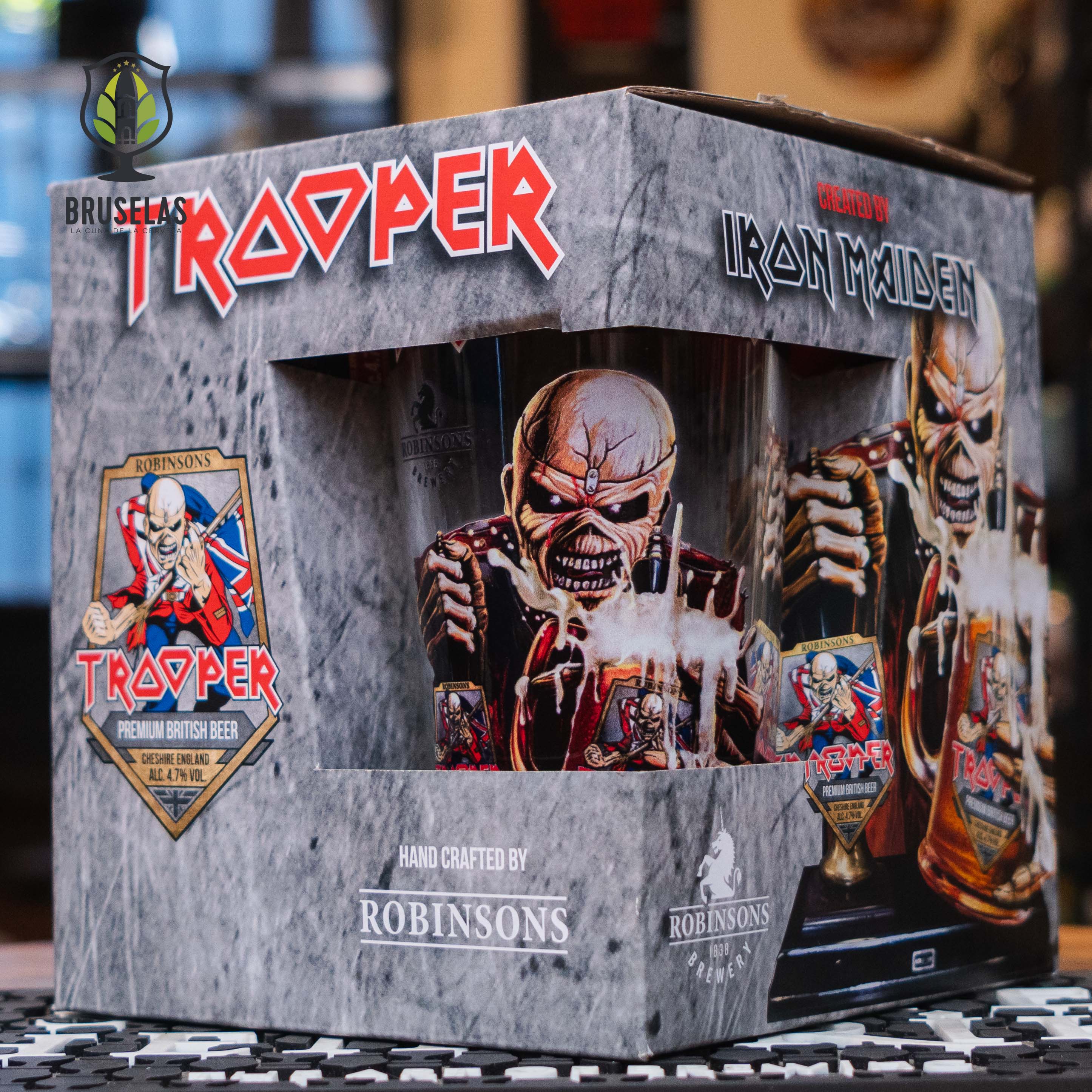 Robinsons - Iron Maiden Trooper Giftpack Gris