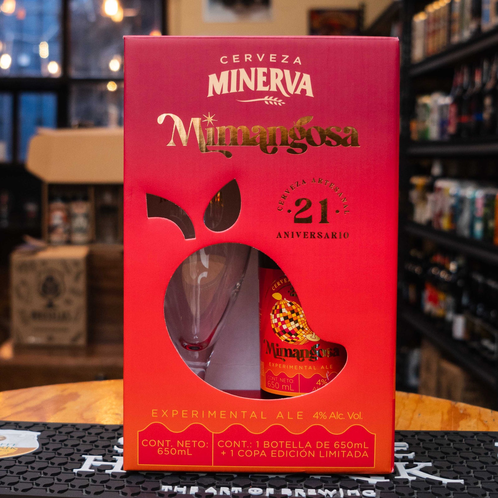 Minerva - Mimangosa 21 Aniversario Botella Mas Copa