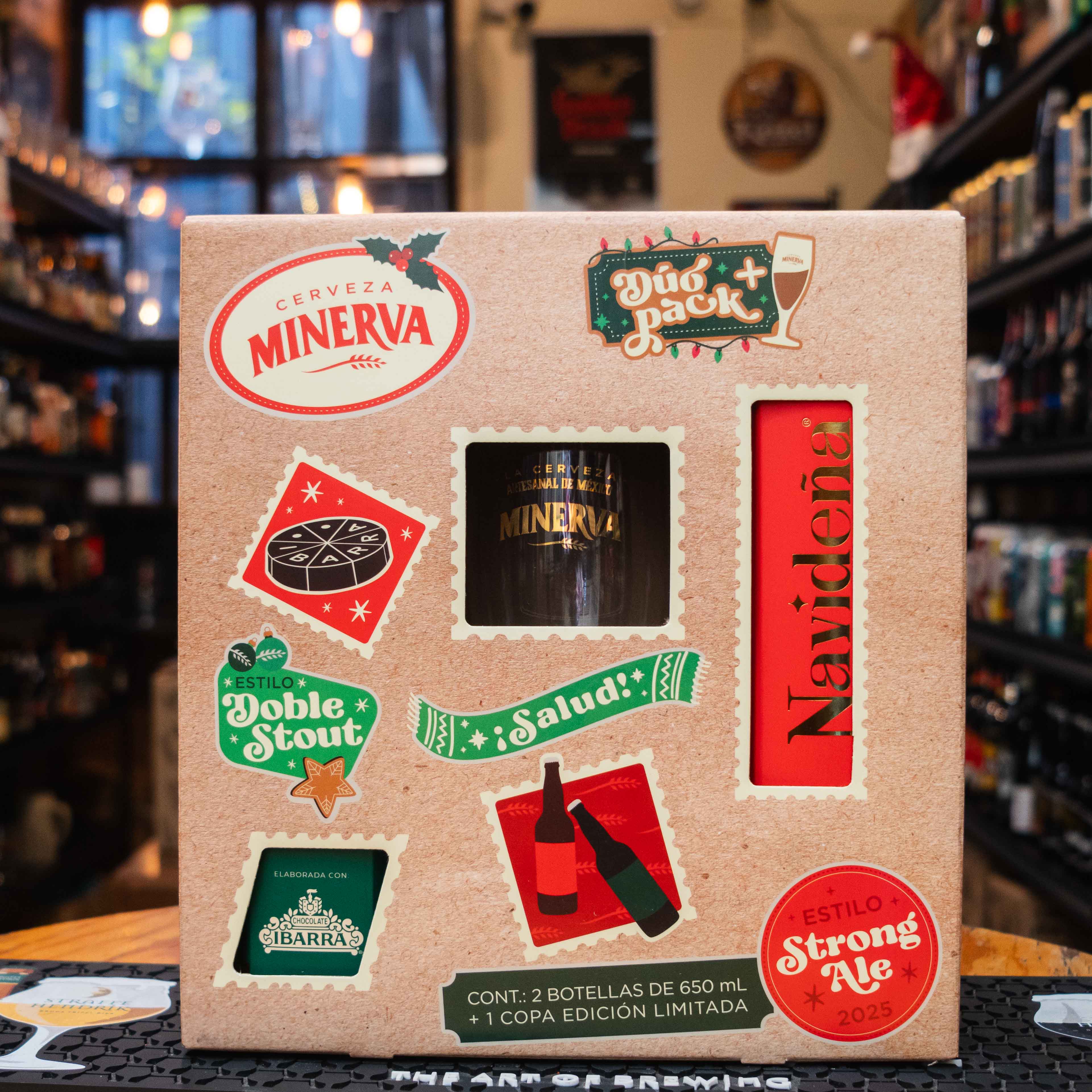 Minerva - Navideña Pack Dos mas Copa