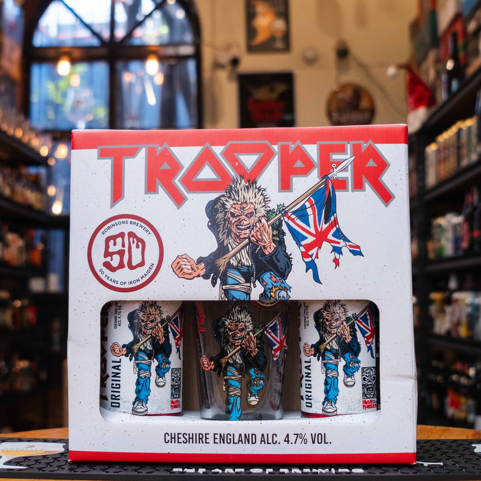 Robinson's - Iron Maiden Giftpack 50TH Anniversary Blanco