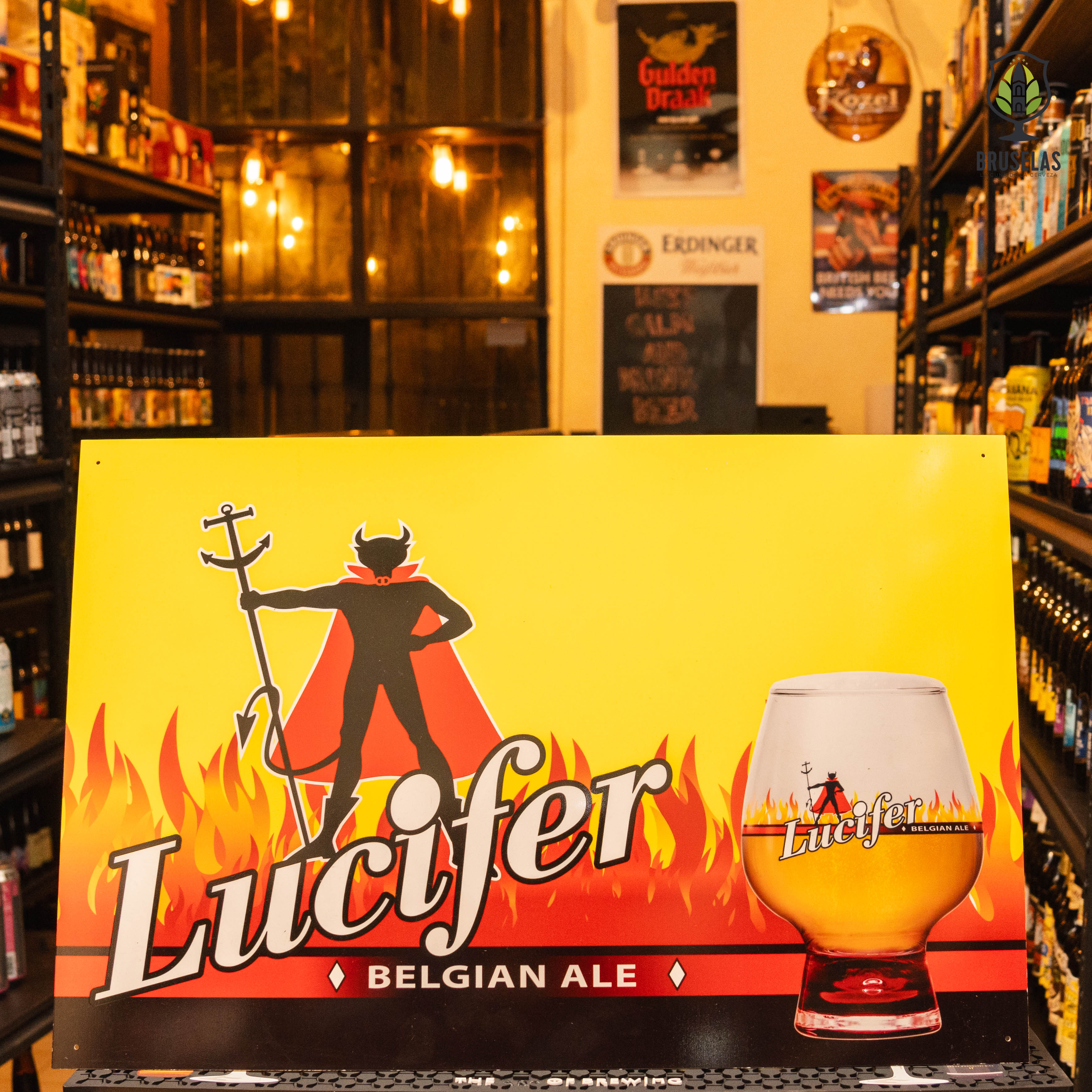 Lucifer - Letrero Horizontal 60x40cm