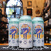 Humble Sea Wetsuit Tuxedo con ilustración colorida de un personaje en traje y tabla de surf. DDH Foggy IPA de 7.2% ABV con perfil jugoso y tropical, perfecta para los amantes de las IPAs modernas y brumosas.
