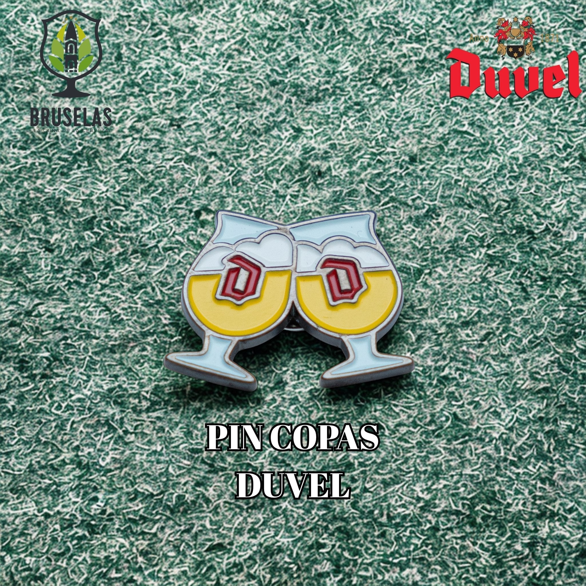 Pin de cerveza decorativo de la cervecería Duvel 