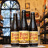 Botella de St. Bernardus Watou Tripel, una cerveza belga estilo Tripel de la cervecería St. Bernardus con un ABV del 7.5%. Presenta aromas complejos de plátano, manzana verde y especias como clavo y pimienta. Su sabor incluye malta dulce y frutas maduras, con un final seco y ligeramente amargo. Ideal para maridar con mariscos, pescados a la parrilla, aves de corral y quesos.