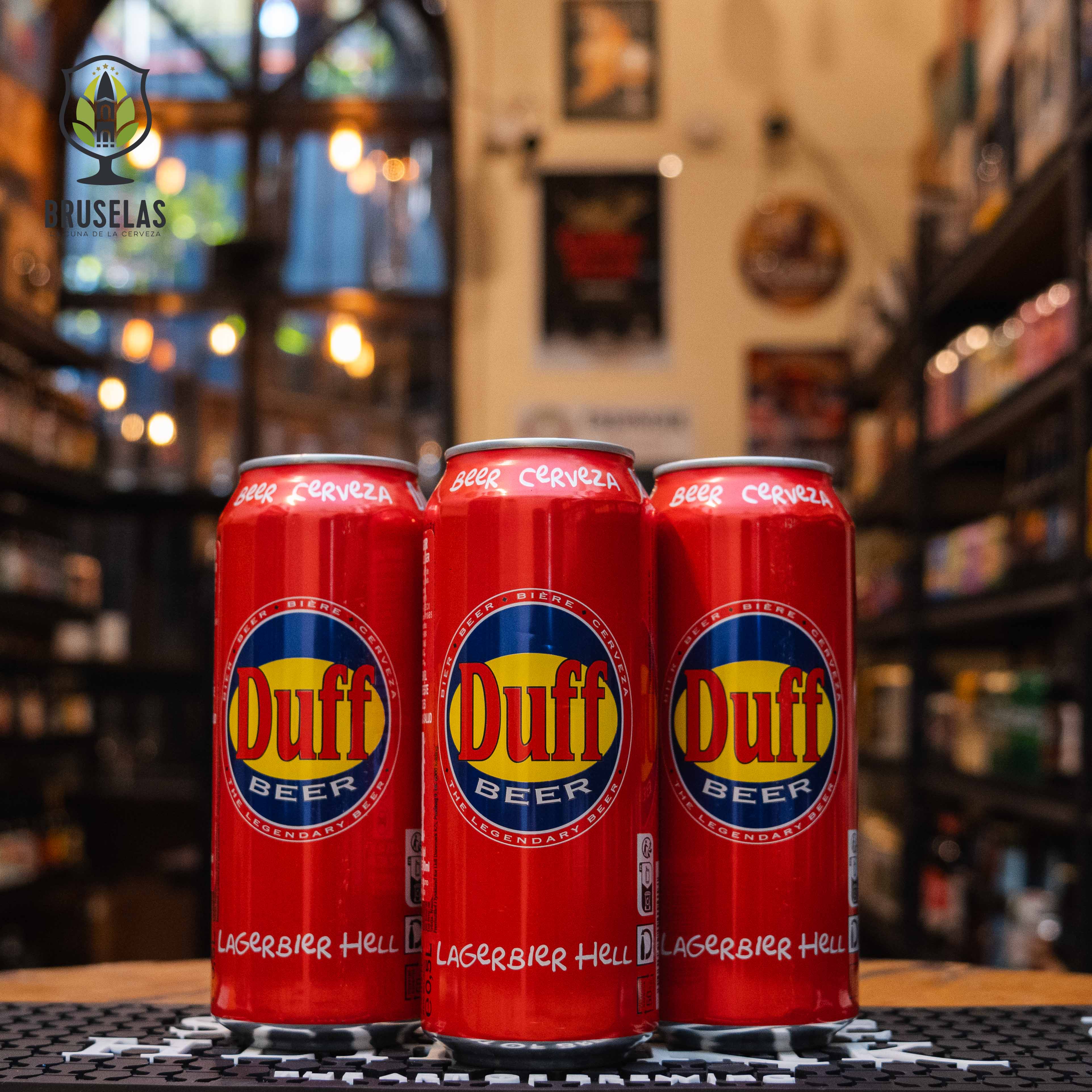 Duff Beer - Lagerbier Hell- BruselasBeer