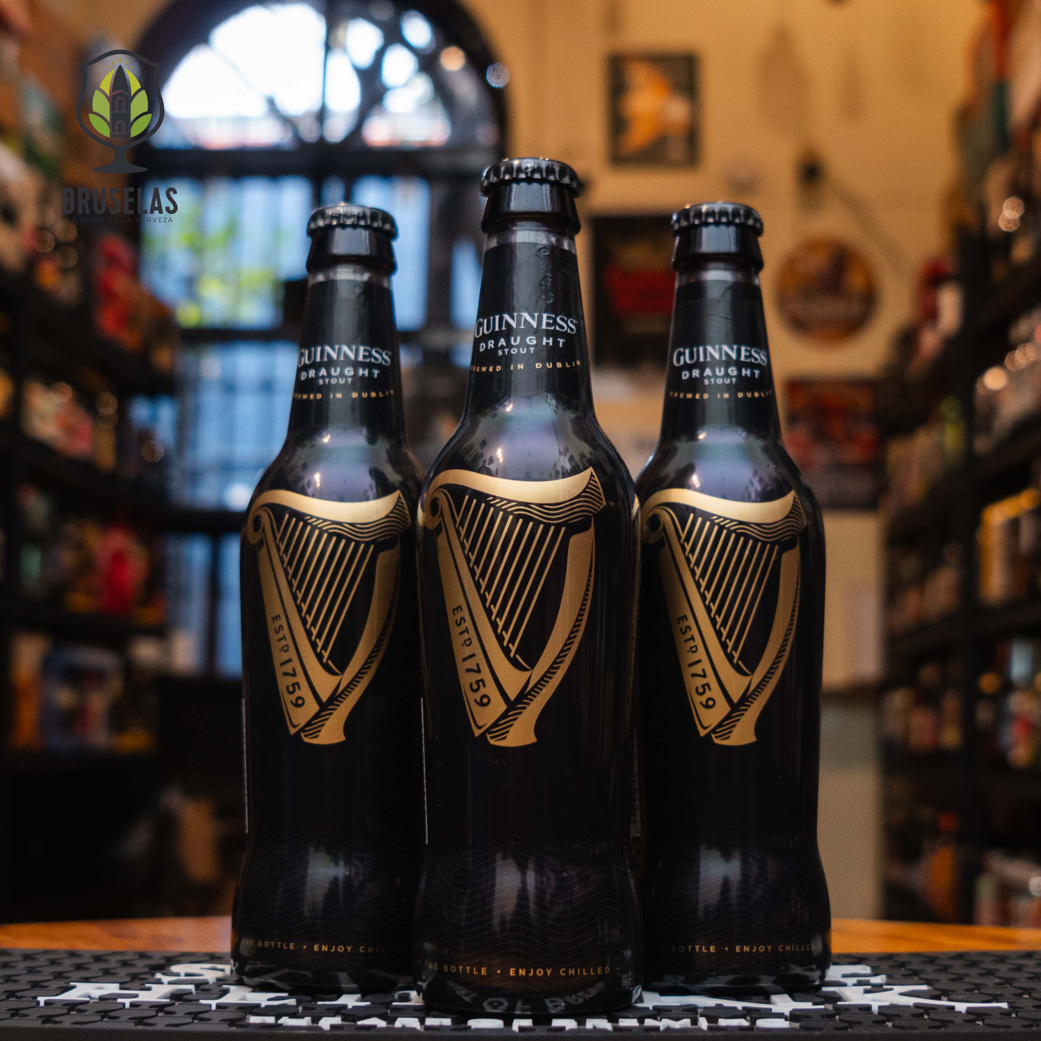 Cerveza Guinness - Draught Botella- BruselasBeer