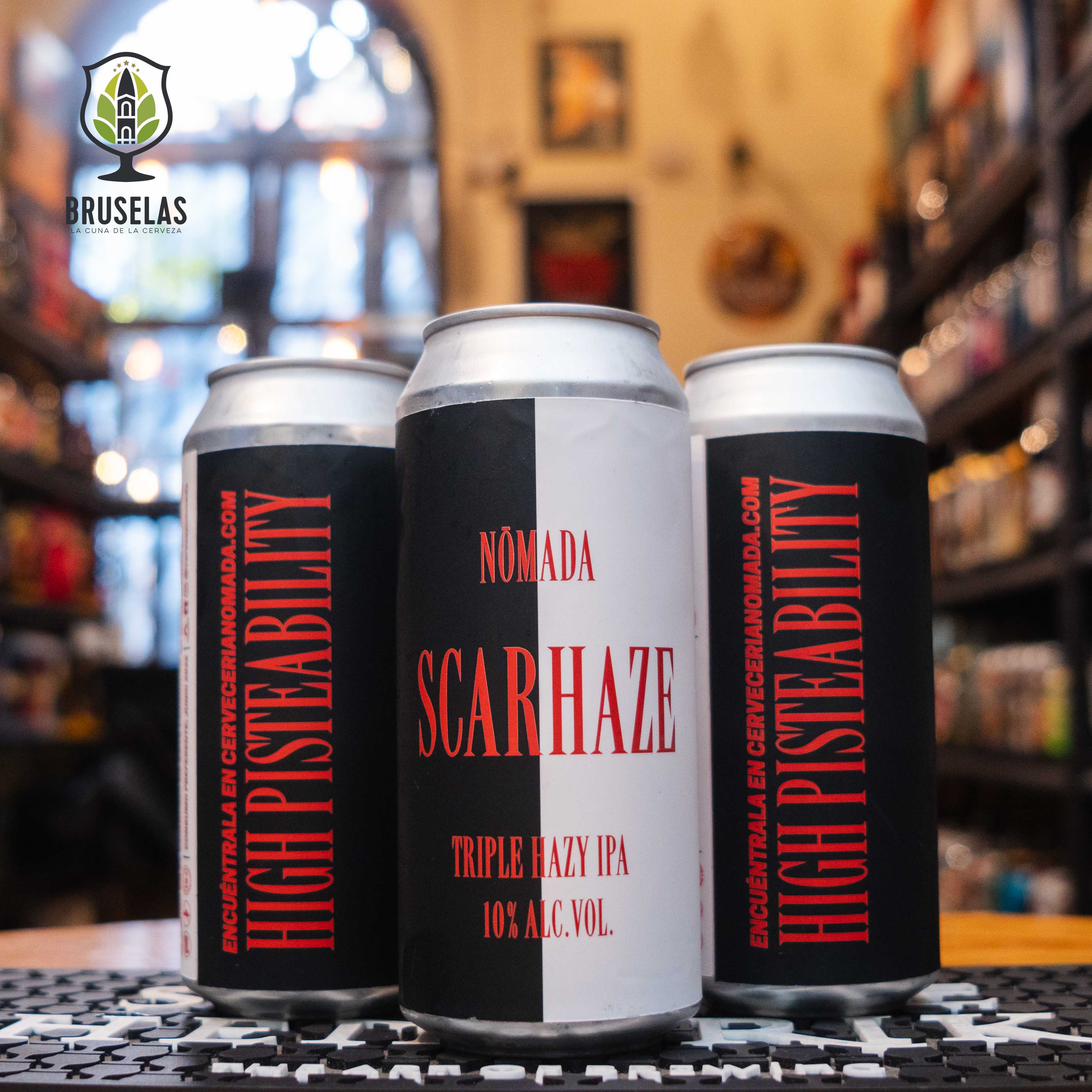 Cerveza IPA mexicana estilo Triple hazy, de la cervecería Nómada de la Ciudad de México