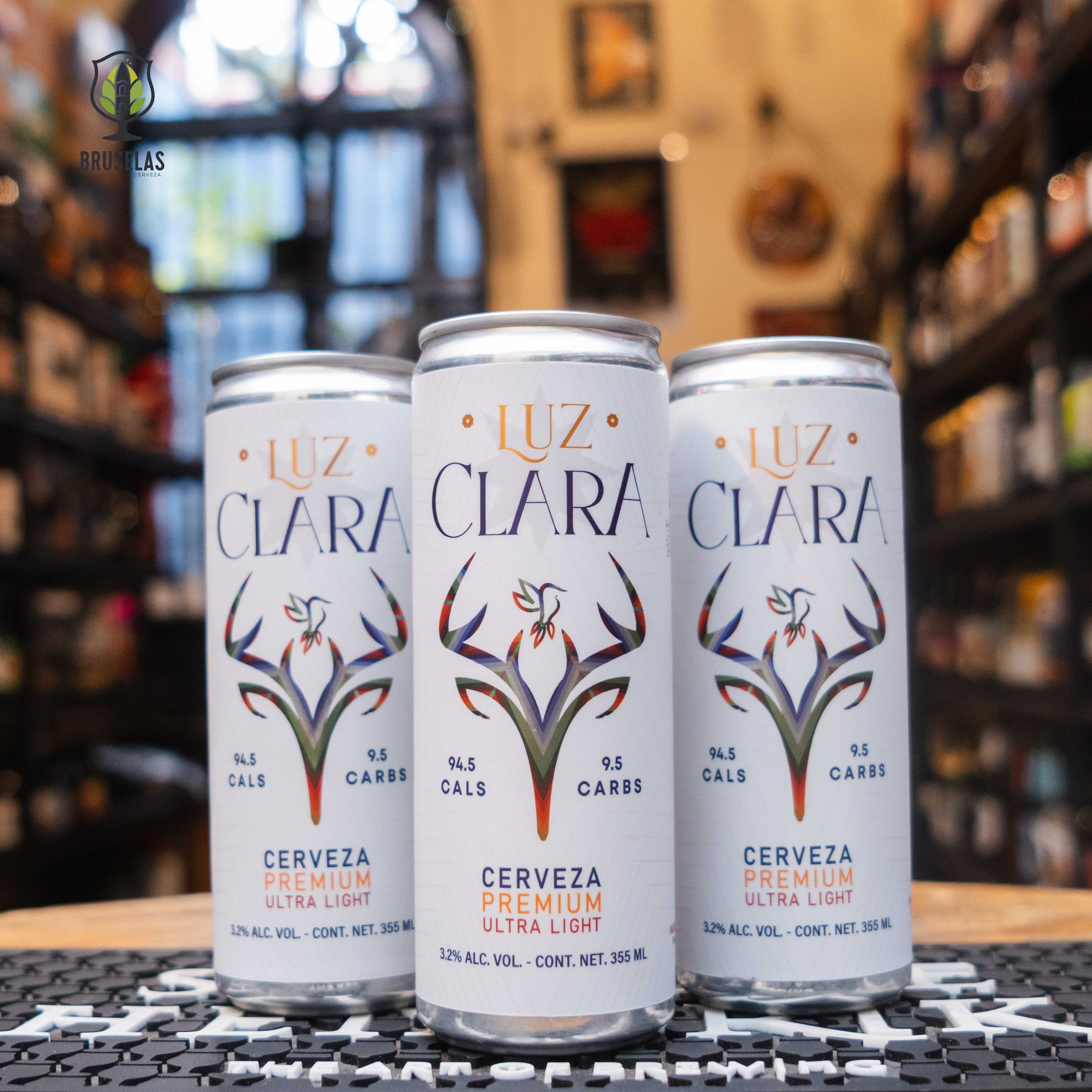 Botella Luz Clara – Ultra Light Lager artesanal mexicana baja en calorías (3.2 % ABV)