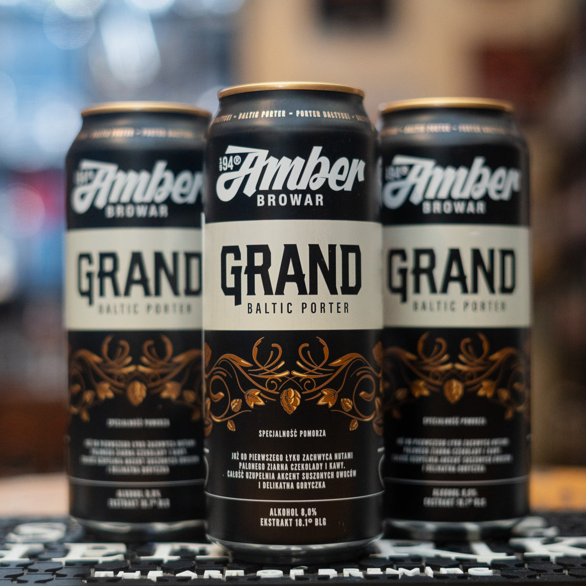 Grand - Baltic Porter Lata 500ml- BruselasBeer