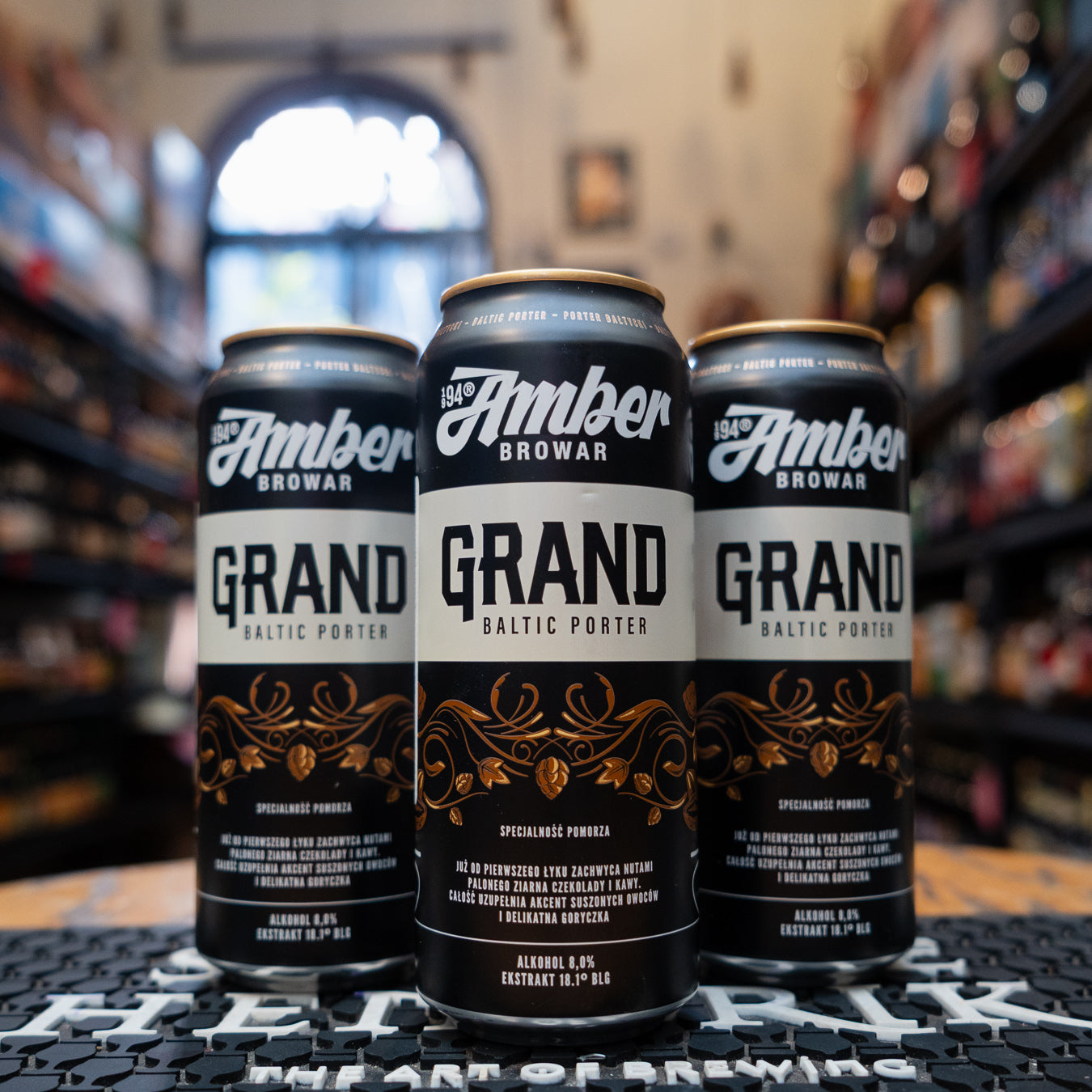 Grand - Baltic Porter Lata 500ml- BruselasBeer
