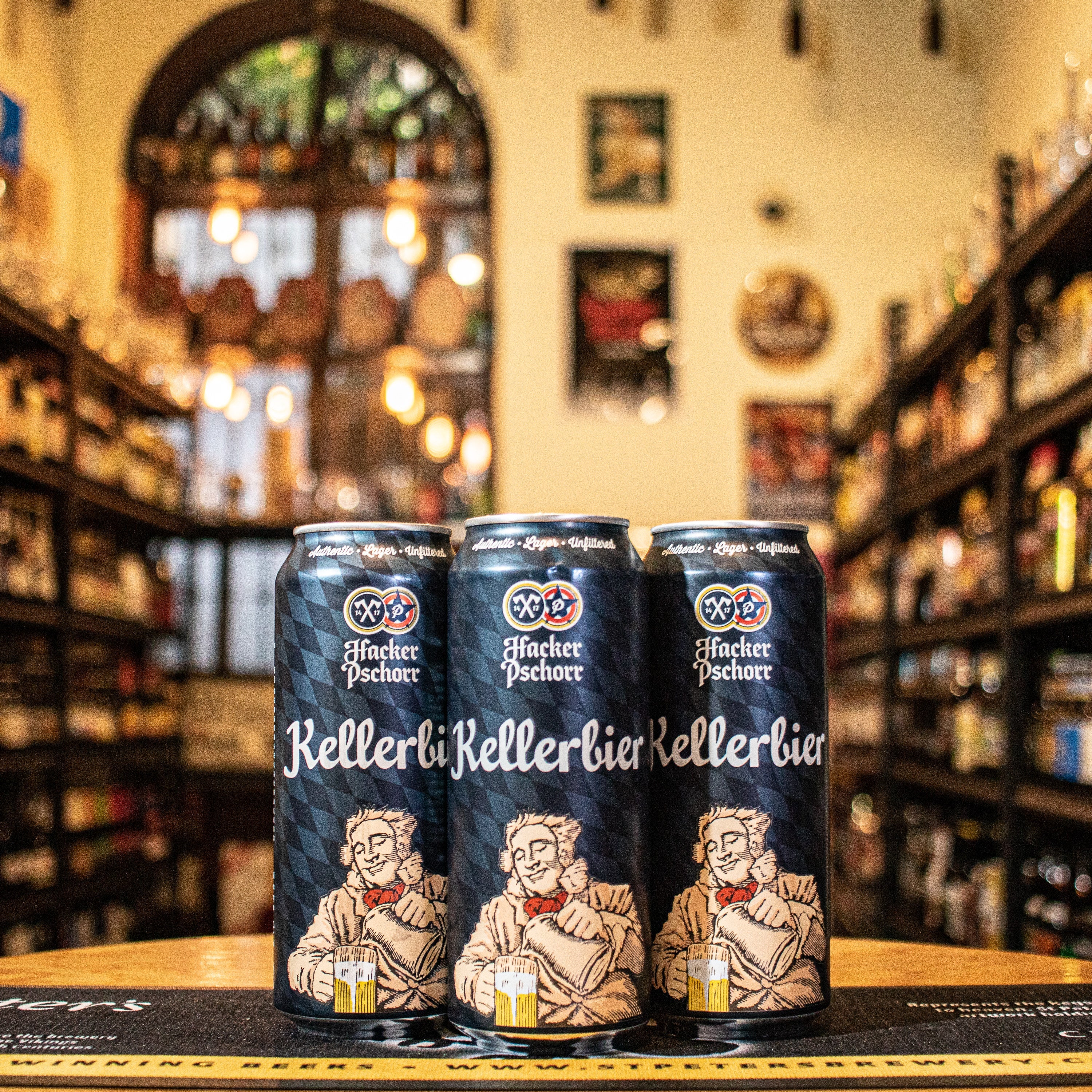 Hacker Pschorr - Kellerbier Lata- BruselasBeer