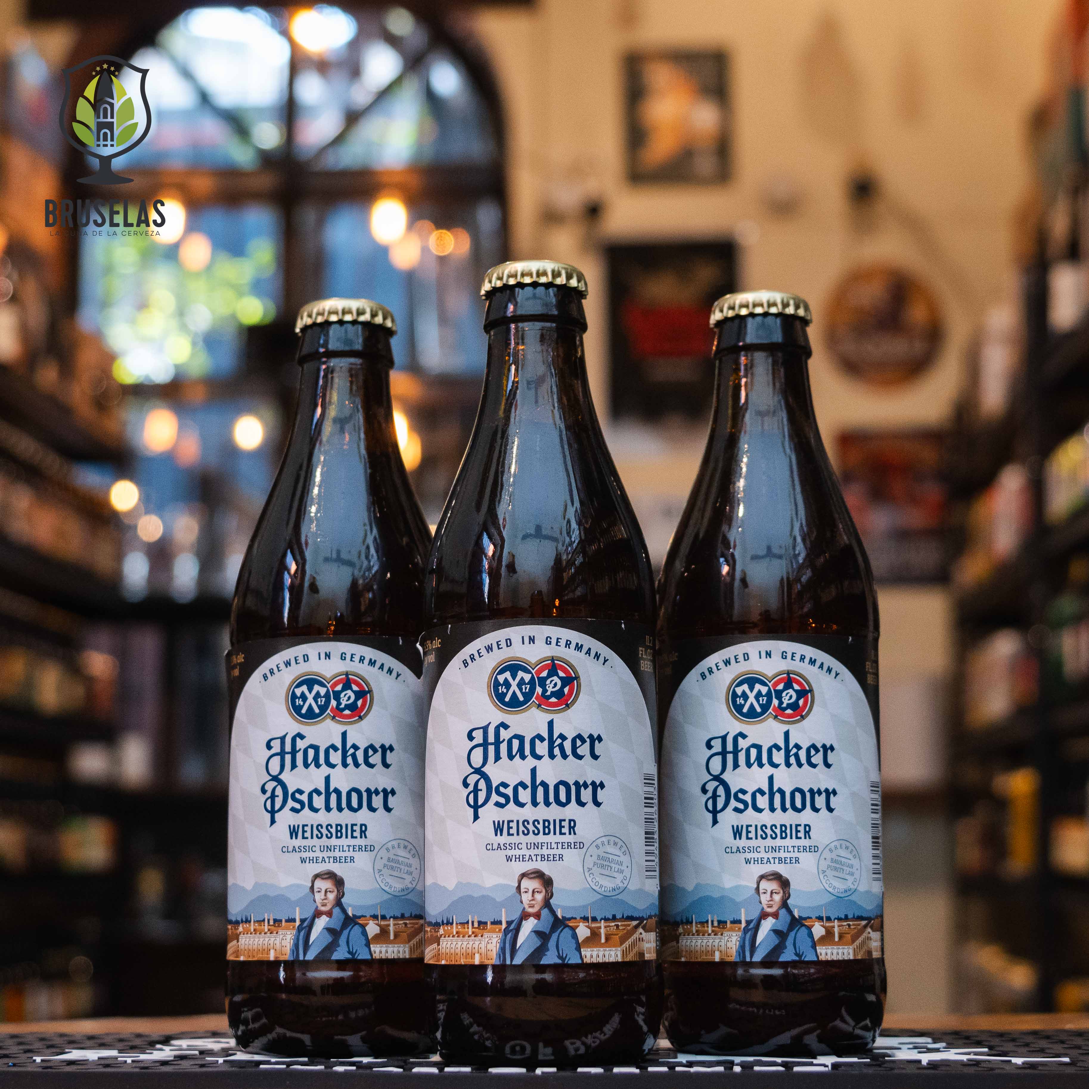 Hacker Pschorr - Weissbier 330ml- BruselasBeer