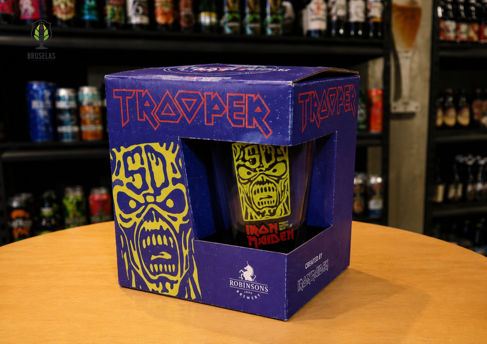 Robinson's - Iron maiden Box 50TH Anniversary Morado- BruselasBeer