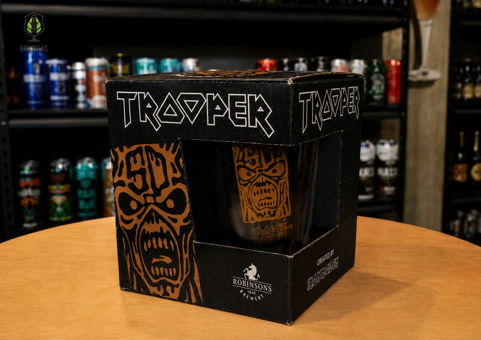 Robinson's - Iron maiden Box 50TH Anniversary Marrón