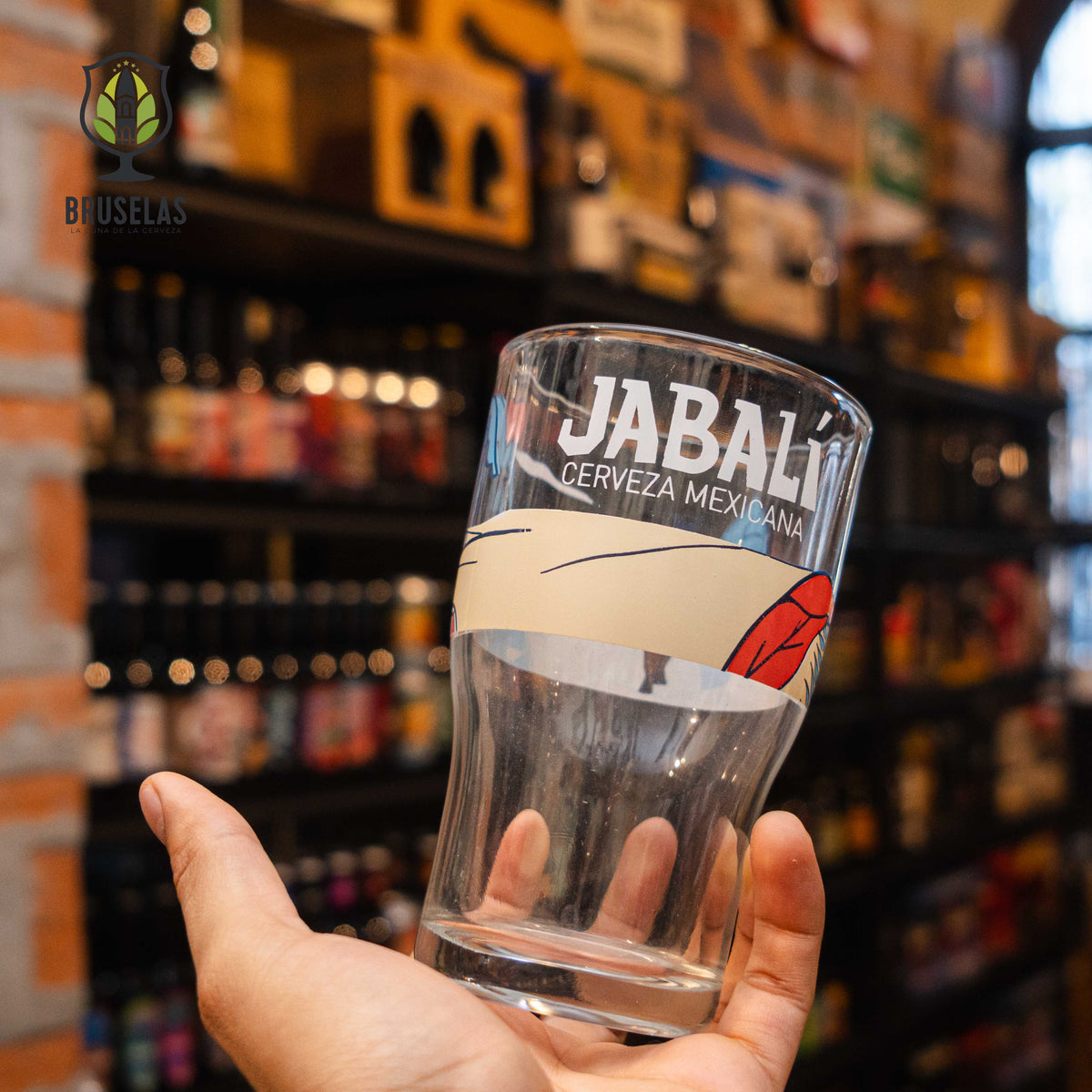 Jabalí - Vaso Playa Cónico 350 ml- BruselasBeer