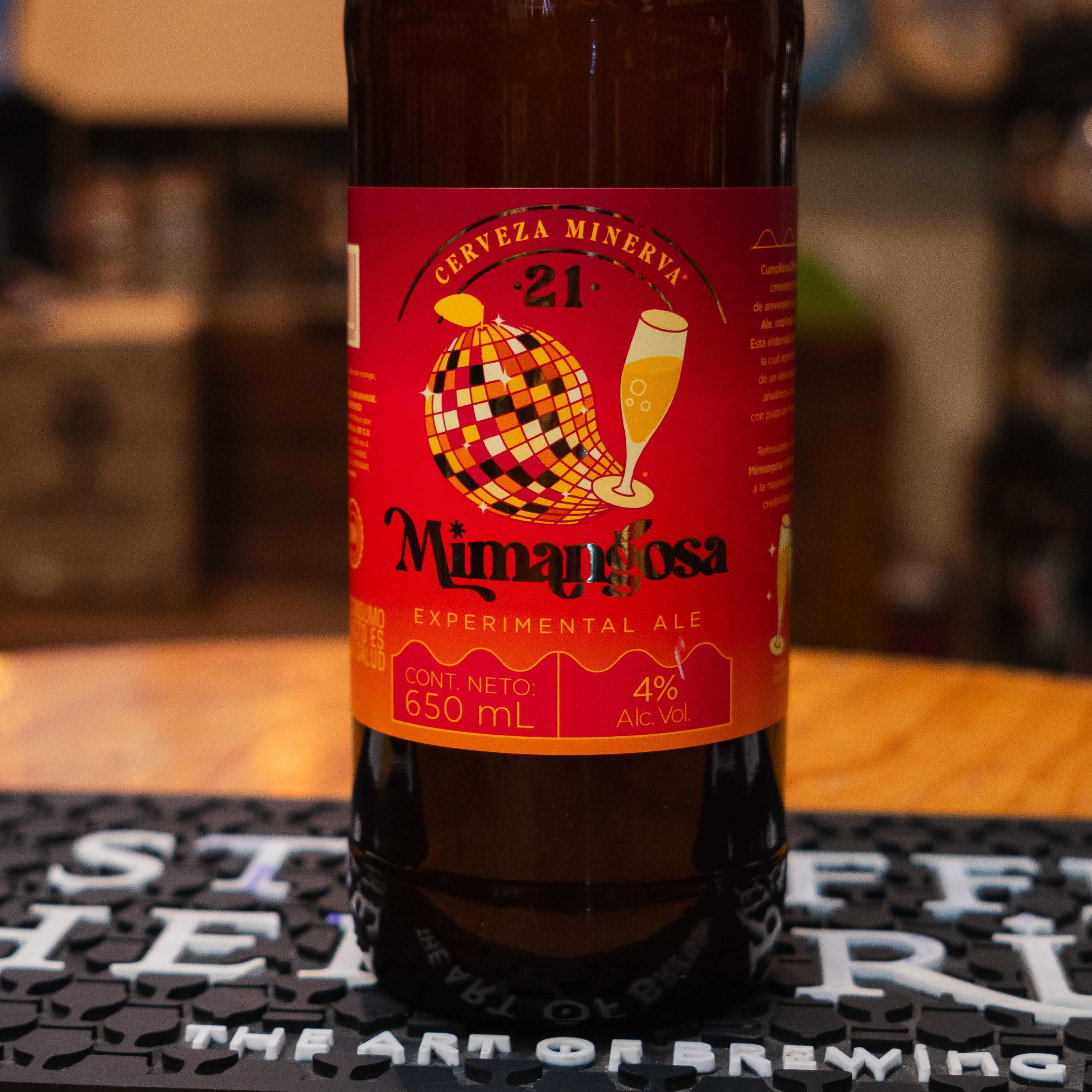 Minerva - Mimangosa 21 Aniversario Botella Mas Copa- BruselasBeer