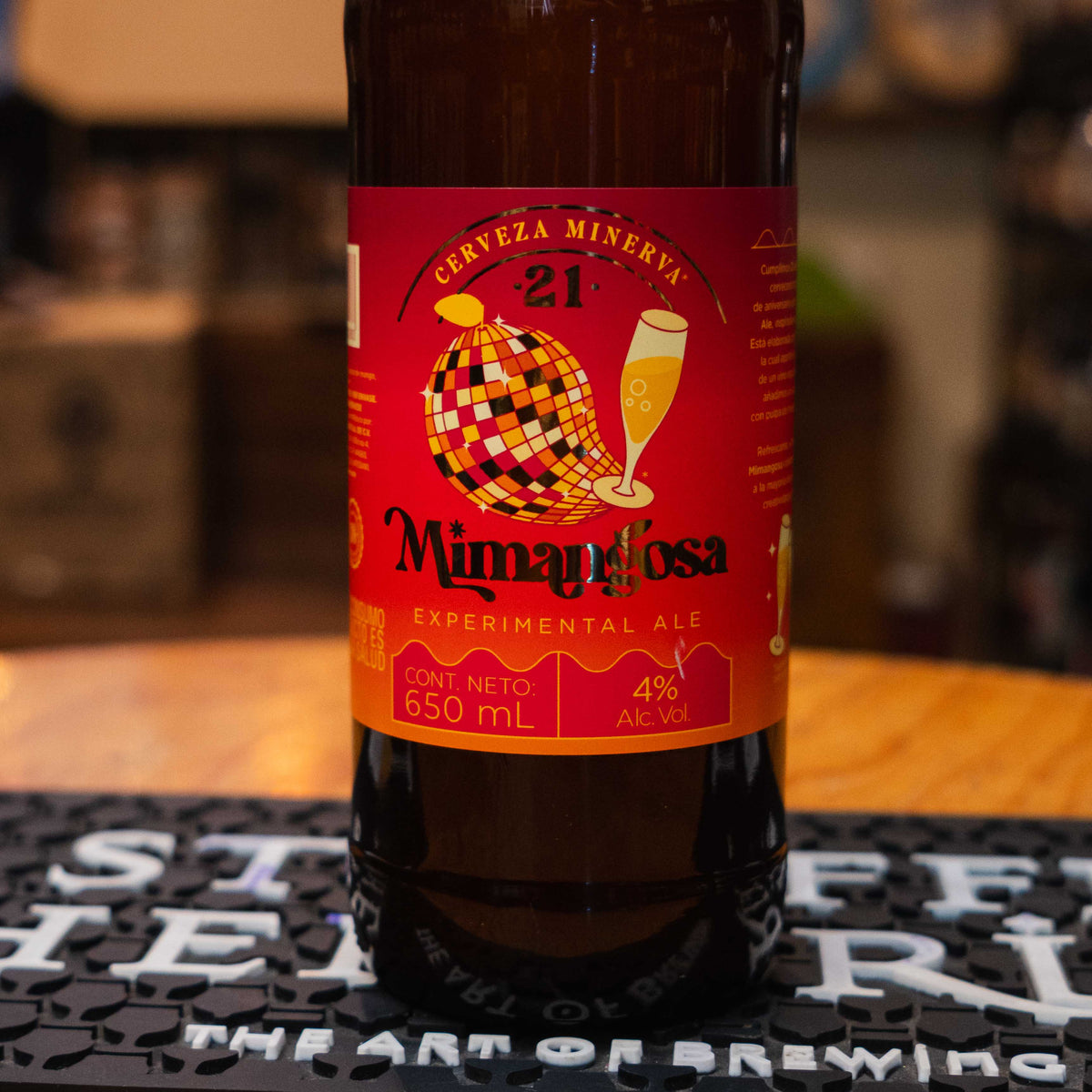 Minerva - Mimangosa 21 Aniversario Botella Mas Copa- BruselasBeer
