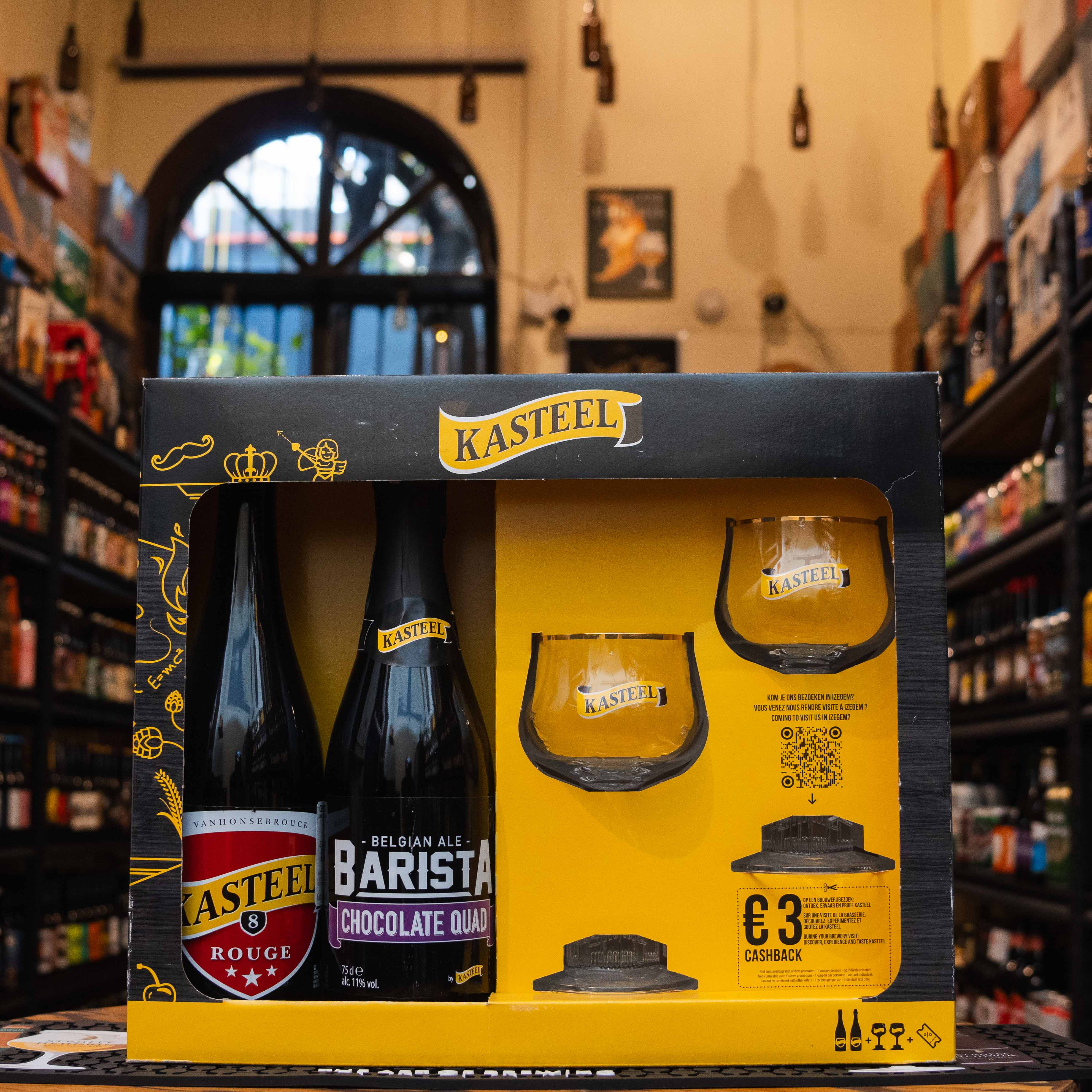 Kasteel - Paquete Grande 2 más 2 Copas- BruselasBeer