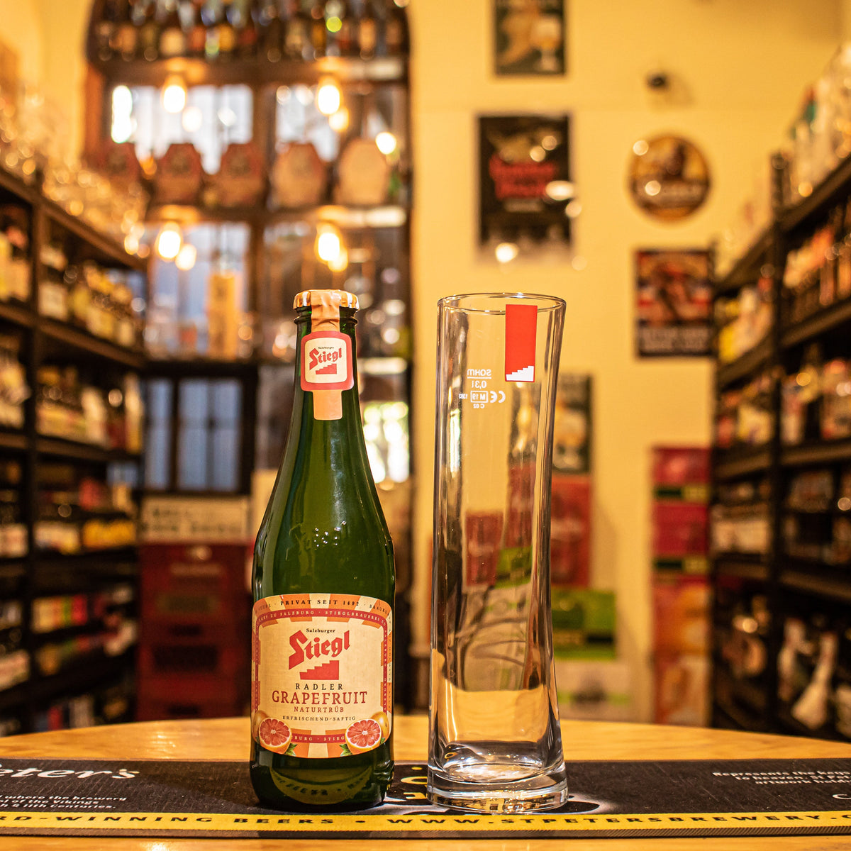 Stiegl - Vaso Curvo 200ml- BruselasBeer