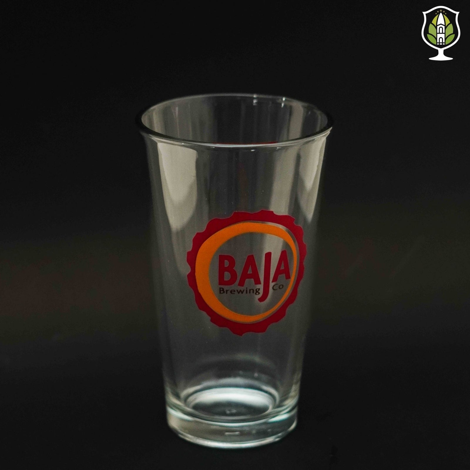 Baja Brewing Co - Vaso 350 ml Logo Rojo Naranja