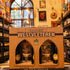 Giftpack Westvleteren XII con 6 cervezas trapenses de 330 ml y 2 copas originales, en estuche de cartón con diseño de abadía